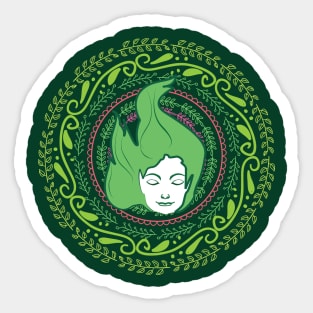 Mother Nature Mandala Sticker